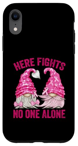 Wear Pink For Breast Cancer Awareness With Cute Gnome Custodia per iPhone XR