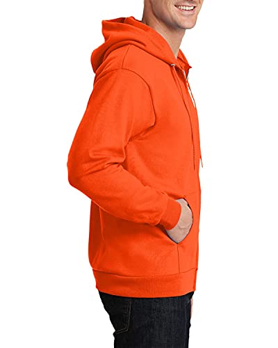 JustBlanks Mens Long Sleeve Hooded Sweatshirt Heavyweight Full-Zip Fleece Hoodie Sweatshirt for Men3