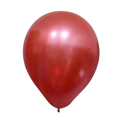 Balão Redondo Platino Vermelho Tamanho 5 c/25 - Pic Pic