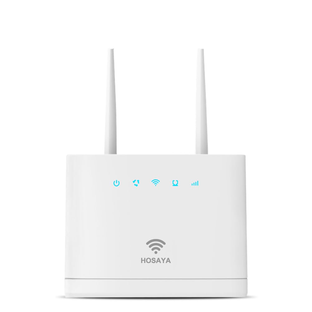 Modem karty SIM 4G LTE CPE 32 użytkownik Wi-Fi RJ45 X 2 WAN LAN, przenośny hotspot Wi-Fi, 4 duże anteny, router bezprzewodowy (Compact T90)