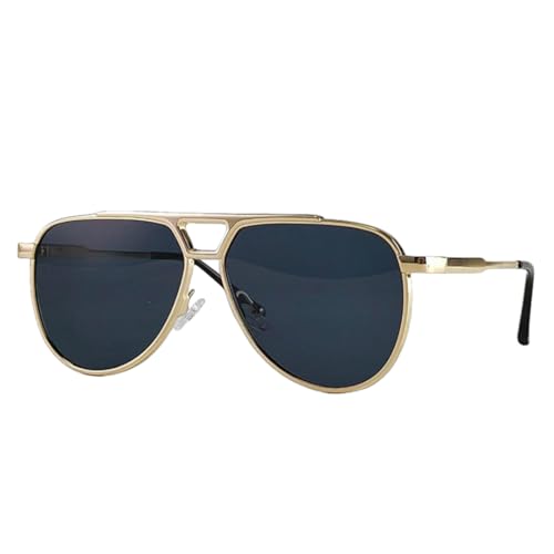 Lunettes de soleil Steampunk anti éblouissement monture métal homme