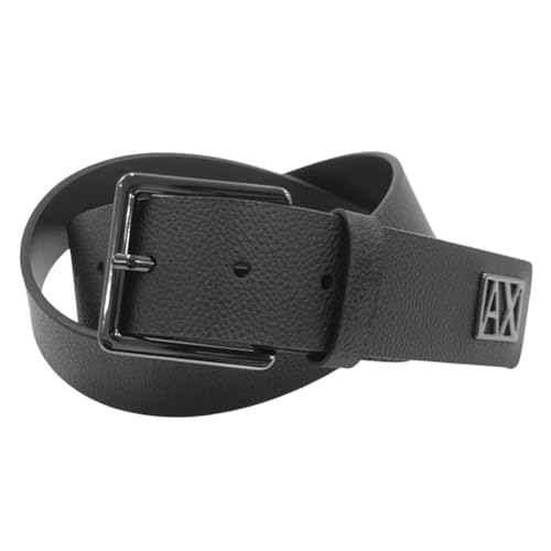 [ARMANI EXCHANGE] [アルマーニエクスチェンジ] A/X メンズ レザーベルト XM001698 AF17390 ブラック 95 [並行輸入品]