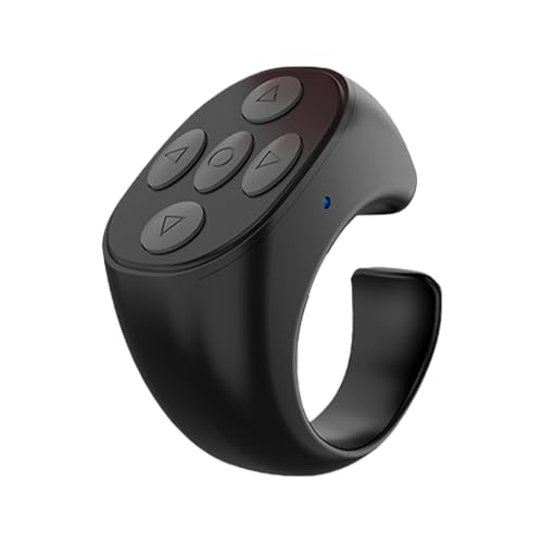 Mando a distancia inalámbrico para girador de páginas, cámara inalámbrica recargable, obturador remoto, controlador de botón para selfie, anillos de desplazamiento, cámara recargable para teléfonos y