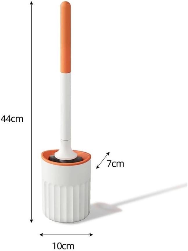 Toilet Brush Long Handle Toilet Brush Set Wall Mounted Bathroom Cleaning Toilet Brush and Holder