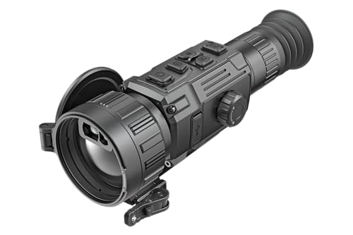 AGM Global Vision Rattler V3 LRF 50-640 Thermal Imaging Scope with Laser rangefinder 50 mm High Sensitivity Thermal Scope for huning 640x512, Thermal Vision 2600m Detection Range