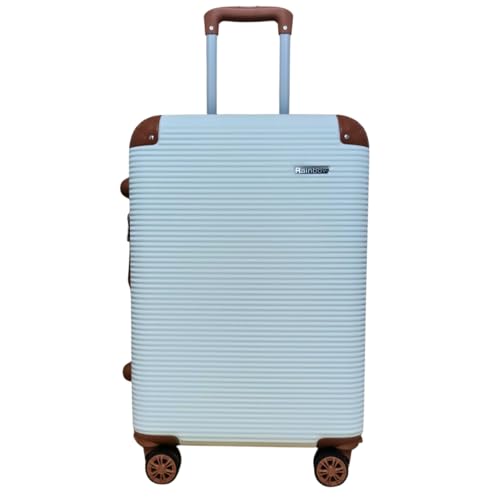 Mala De Viagem/Bordo 10KG Expansível-Ziper Dupla. Rodas Dupla Removível 360Grau (BRANCO, 60X40X25 - COM EXTENSOR)