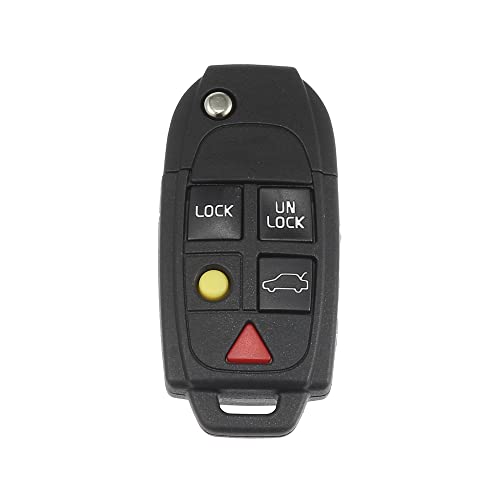 X AUTOHAUX LQNP2T-APU Car Key Fob Shell 5 Button Remote