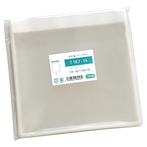 OPP PS3Ή u[CΉ e[vt Y 187x140mm 100 T18.7-14 [M 1/5]