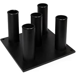 Pesas Para Barra Olimpica Yes4All Barbell Rack de almacenamiento vertical soporte para barra olímpica