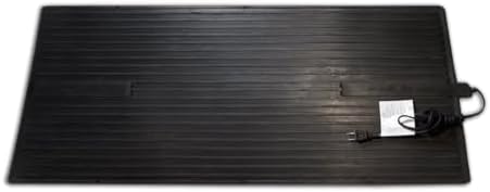 Electric Radiant Heat Mat - Are These the Game-Changers You Need? 7 Cozy Products Super Foot Warmer, Small and Portable Heated Rubber Mat, Personal Space Heater for Home, Office, Garage, and Car, 135 Watts, 8 lbs, 36.5" x 16" x 0.25", Black