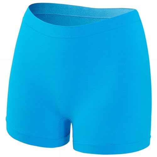 Calzoncillos Tipo bóxer elásticos y de sin para Mujer Fajas Moldeadoras Enteras Leguins Mujer Verano (Sky Blue, XXXXL)