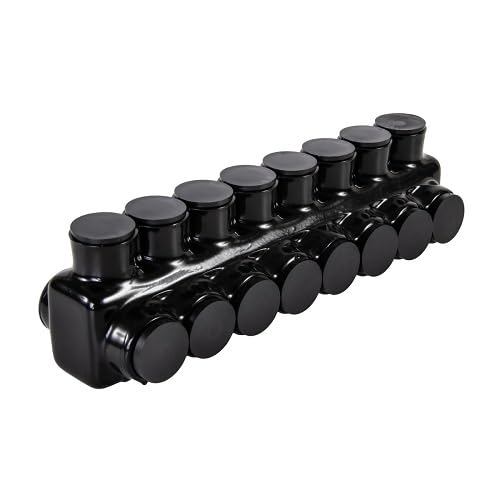 500 MCM - 4 Awg Insulated Multi-Tap Conn 8 Port (Dual Sided Entry), Bagged