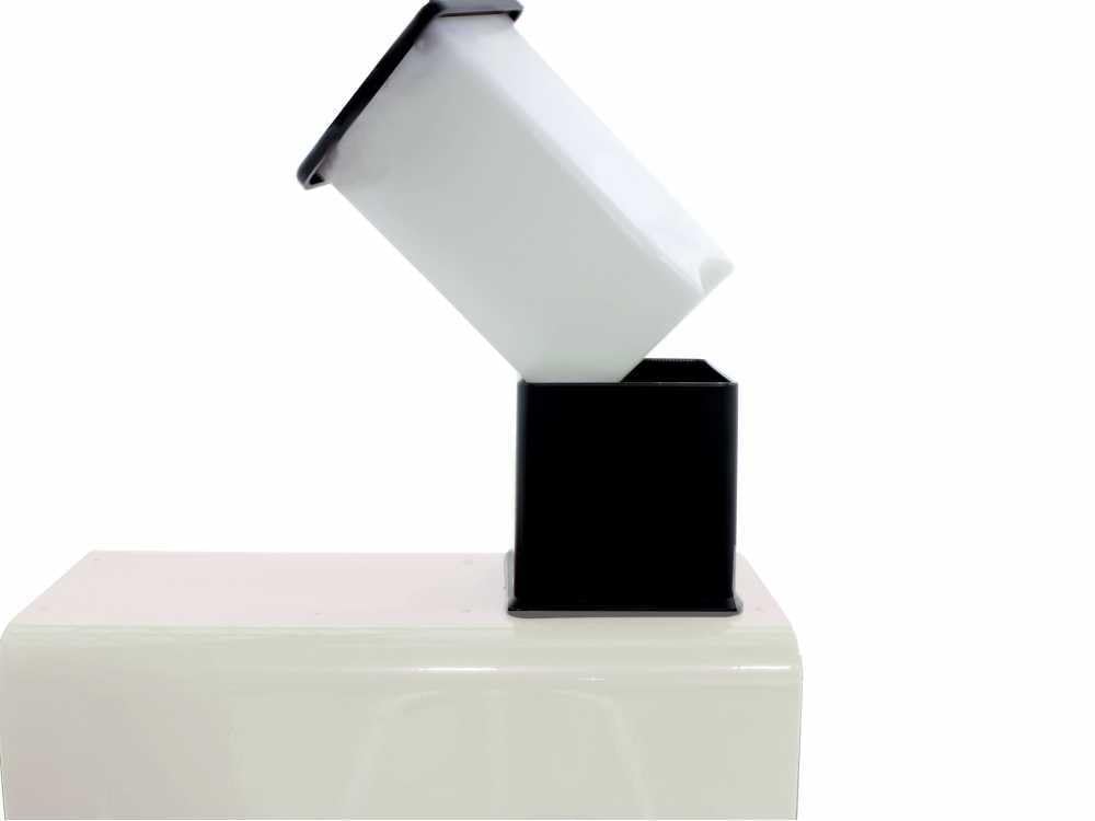 Montini Grattugia Elettrica professionale MARTINA serie OM-2925 con rullo in acciaio professionale estraibile - 200 w - Lubrificata a secco - formaggio, pane, cioccolato, frutta secca (BIANCO)