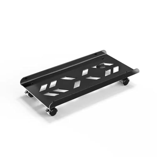 Soporte para CPU con base removible para gabinete de computadora de escritorio con ruedas giratorias para oficina en casa miniatura 1