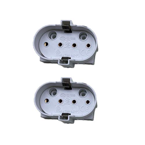 EZ-FIT 2PCS 2G11 4-Pin CFL/LED Socket Base Holder - CE RoHS by EZ-FIT - Used condition - US$7.15