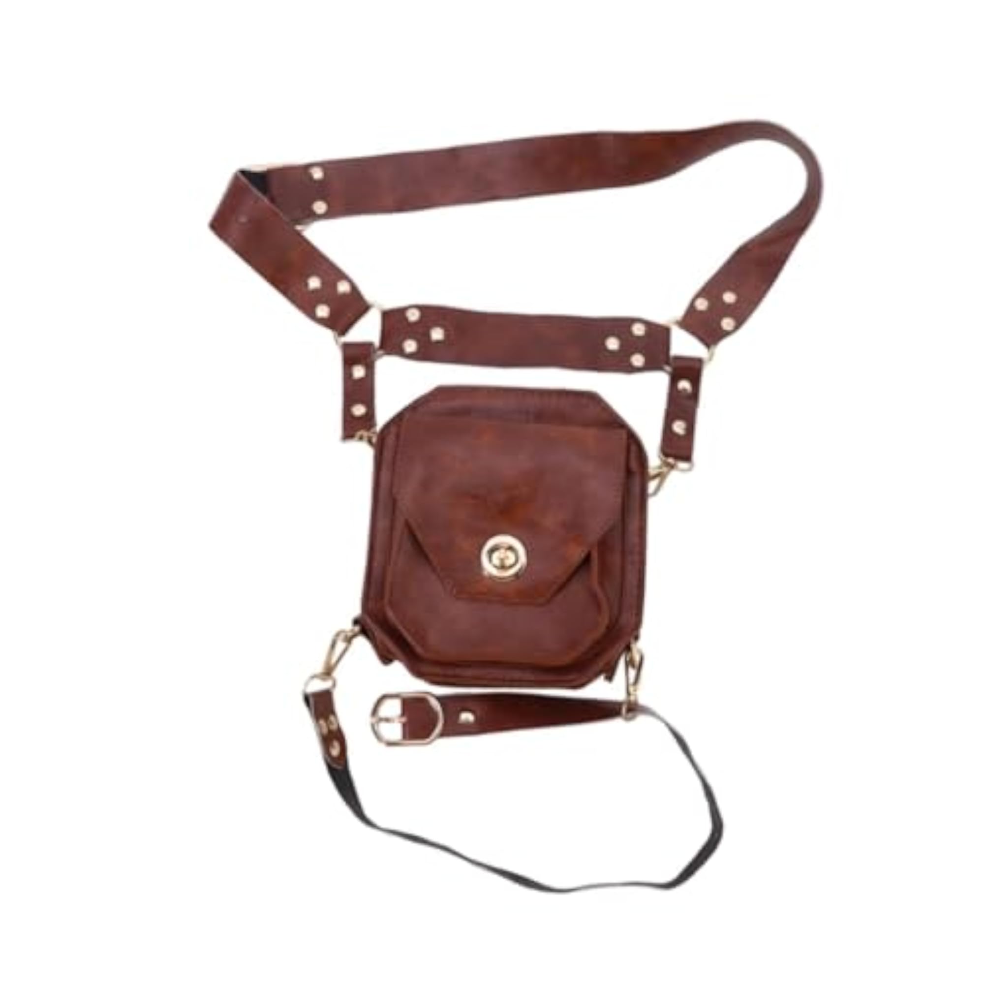Steampunk Waterproof Thigh Bag for Travel