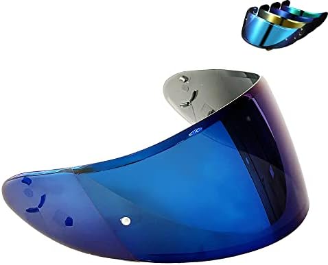 CWR-F1 Shield for RF-1200 Visor Z7 NXR RF-SR X14 Motorcycle Helmet Visor Replacement Uv Protection Anti-Scratch, Universal (Blue)