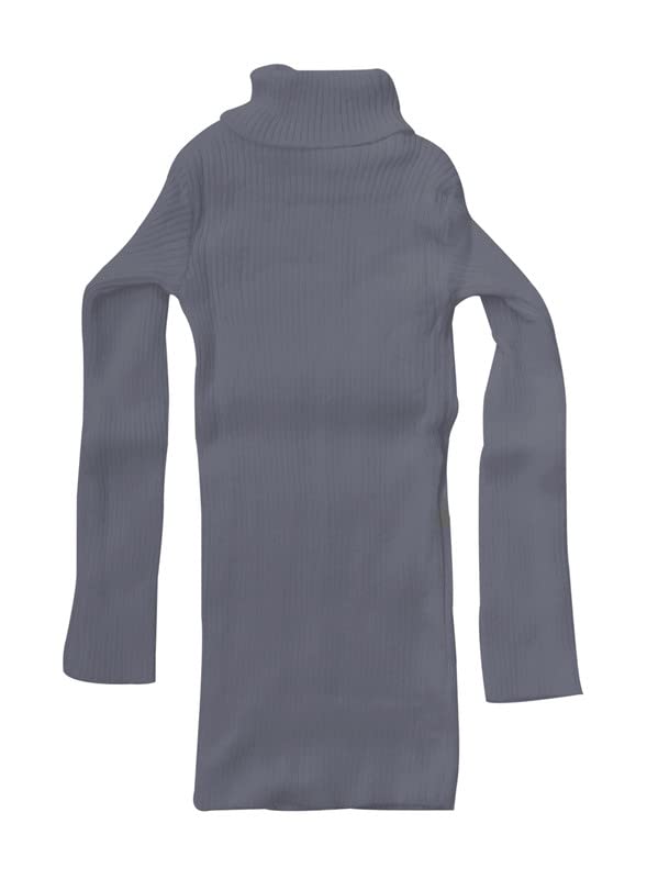 Image of IndiWeaves Girls Wollen Warm High Neck Full Sleeves T-Shirt /Inner /Skivvy for Winter (Pack of 2) Pink /Gray 6-7 Years 10110-0613-IW-P2-26