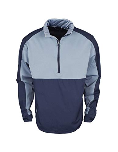 Callaway Swing Tech 1/4 Zip Color Block Long Sleeve Golf Jacket, Peacoat, X Large
