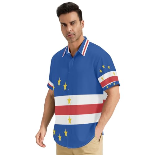 Chemises boutonnées pour homme Cap-Vert habit de bureau léger taille S