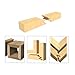Lock Miter 45-Degree Shaper Cutter, 4-Wing Moulding Tool, Customizable Wood Thickness and Bore Size