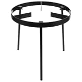 BCOATH Portables Campfire Tripod aus Schwarzem Gusseisen Wetterfestes Faltbares Lagerfeuer-dreibein zum Kochen Kompatibel mit Töpfen und Grillzubehör Korrosionsbeständig für Outdoor