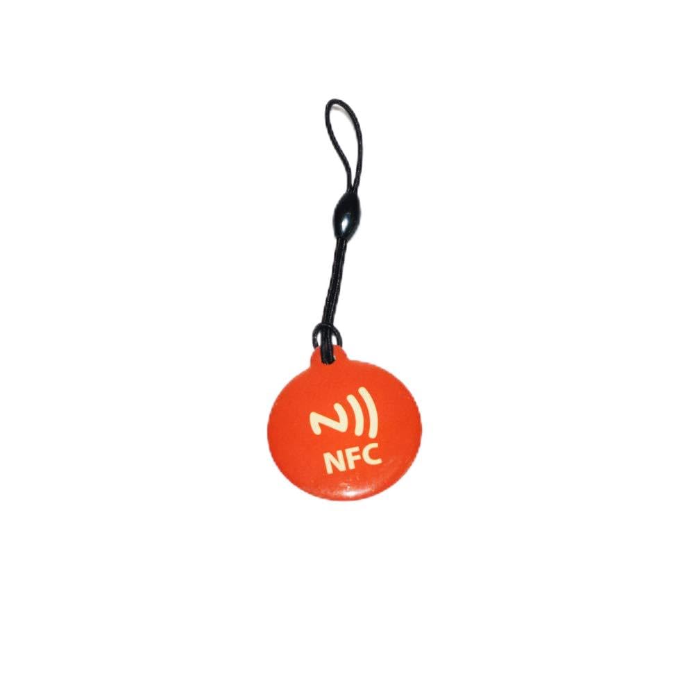 NTAG216 888 Bytes Memory Epoxy NFC Tags Keychain Smart Tag (Red)-image-6