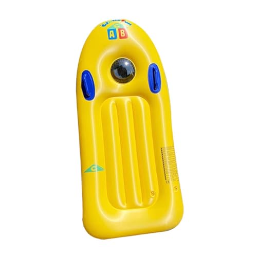 Aymzbd インフレータブルボディボード ハンドル付き 浮き輪 サーフボード ボード プール マット 水遊び フロート ビーチフロート 浮き輪ボート 空気入れ 軽量 水泳学習用 インフレータブルサーフボード 子供用 ビーチ用