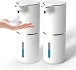 Automatic Soap Dispenser Touchless, Foaming Soap Dispenser 6 Adjustable Level Hands Free USB Rechargeable Dispenser Electric Wall Mounted Dish Dispenser Kitchen Bathroom