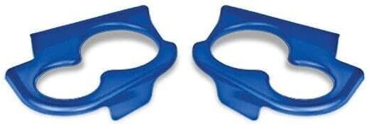 Miniatura 2 de DoubleTake - Carrito de golf negro con inserciones azules para Club Car Precedent