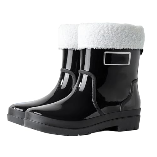 Bottes en caoutchouc de jardin mi-hautes pour femmes actives