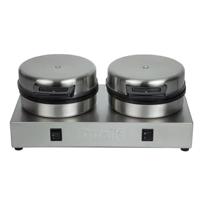 DUALIT Waffeleisen 74002, Silber, 190(H) x 400(W) x 220(D) mm – Bild 3