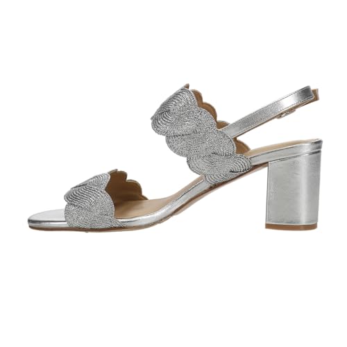 VANELi Women's Lettie Woven Metallic Block Sandal Heeled3