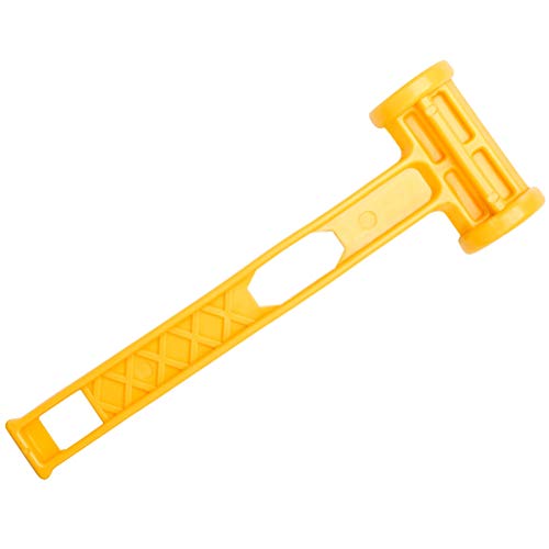 VORCOOL Outdoor Plastic Tent Stake Mallet Camping Tent Hammer Yellow