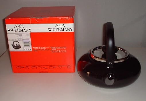 フィスラーASTAアスタ ホーローケトル黒2.5Lヤカン西独製FISLLER 富士