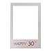 Produktbild BESTOYARD Happy 30th Birthday DIY Papier Bilderrahmen Ausschnitte Photo Booth Props für Geburtstagsfeier Lieferanten