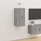 Photo Gallery inlife sonoma 816678 - armadio per tv, 40 x 34,5 x 80 cm, 16,7 kg, colore: grigio Photo Gallery inlife sonoma 816678 - armadio per tv, 40 x 34,5 x 80 cm, 16,7 kg, colore: grigio