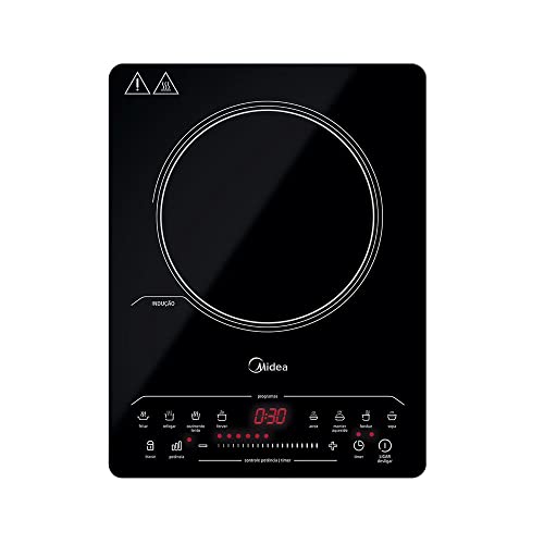 Cooktop de indução portátil 1 Boca 127V, Preto glide