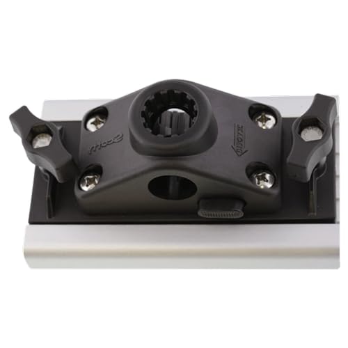 Scotty adaptador de pista gunnel #340L con base de bloqueo de 3 pulgadas anticorrosión 3