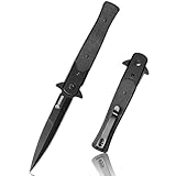 PRAKTISCHES GESCHENK: Dieses schlanke Klappmesser ist nicht nur eine gute Wahl für Outdoor-Aktivitäten wie Reisen, Camping, Wandern, Survival und Angeln, sondern auch perfekt zum Öffnen von Briefen, Paketen und zum Schneiden von Butter!Außerdem ist dieses schöne Taschenmesser das perfekte Geschenk für einen Vater, Freund, Entdecker oder Sammler!
