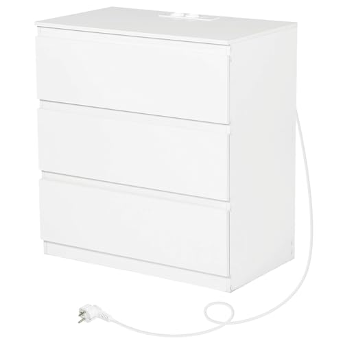Liink1Ga Cómoda Blanca Dormitorio Ancho