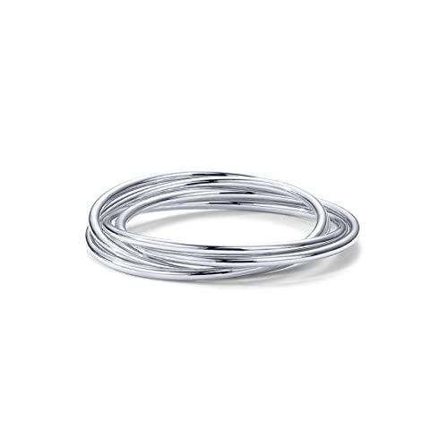 PAVOI Interlocked Four Way Spinning Anxiety Ring #TOP11