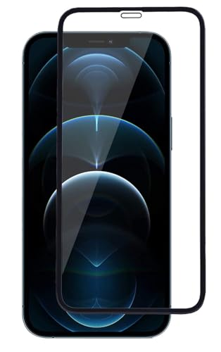 Image of HD Tempered Glass Screen Protector Compatible For iPhone 12 Pro Max With Edge To Edge Coverage And Easy Installation Kit