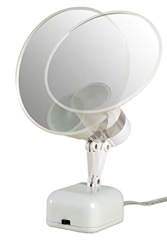 Floxite 5” Magnifying Mirror LED Lighting 10X, FL-510-2