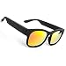GELETE Smart Glasses Wireless Bluetooth Sunglasses Open Ear Music&Hands-Free Calling,for Men&Women,Polarized Lenses,IP7 Waterproof,Connect Mobile Phones and Tablets (Red)