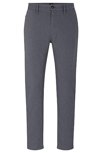 BOSS Mens Chino Tapered Tapered-fit Chinos in Stretch-Cotton Satin
