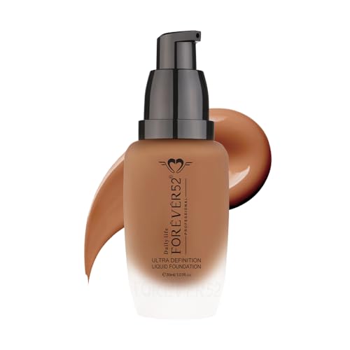 Image of Daily Life Forever52 Ultra Definition Liquid Foundation|24H Wear, Medium to Full Coverage, Pore-Minimizing & Mattifying, Long Lasting, Anti-Aging, Satin Finish| All skin type - Caramel (FLF004) 30ml