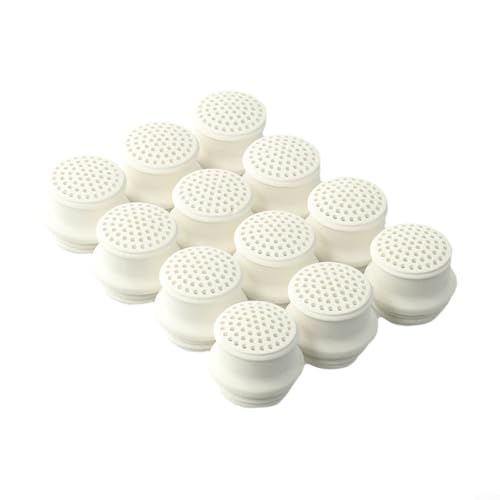 Crabop Paquete de 12 cabezales de boquilla de cerámica para linterna de queroseno a presión, resistente lámpara de aceite de repuesto para mochileros, viajes, picnic, viajes a la playa