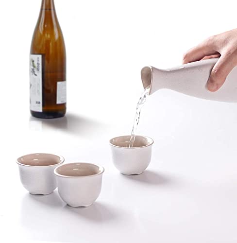 Juego de sake y tazas con calentador, el regalo ideal de porcelana tradicional 3
