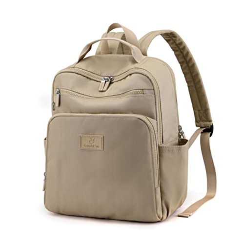 Mochila Impermeável Feminina Escolar Fashion Resistente,Mochilas Para Notebook cáqui